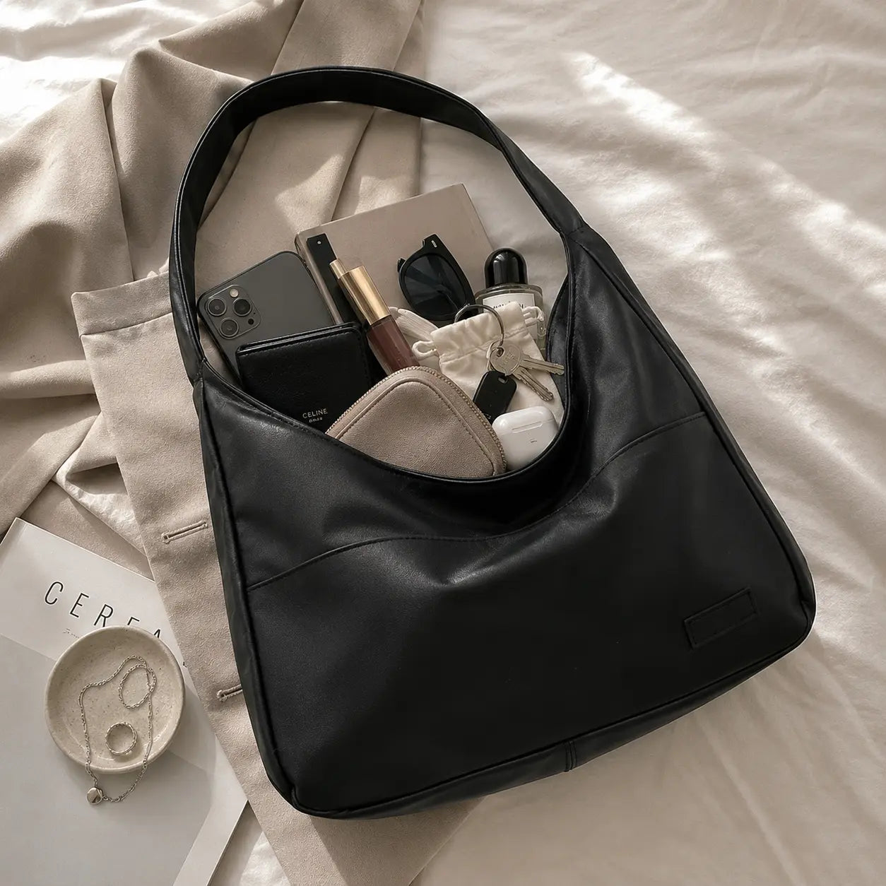 Venllora Éloise Soft Hobo Tote
