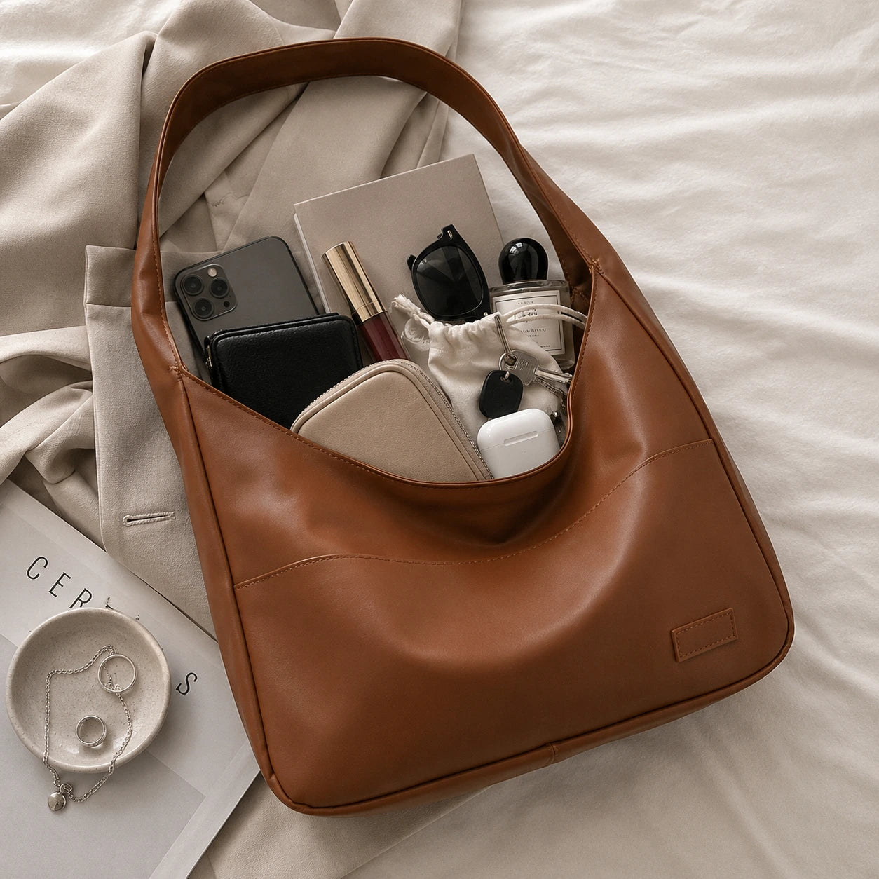 Venllora Éloise Soft Hobo Tote